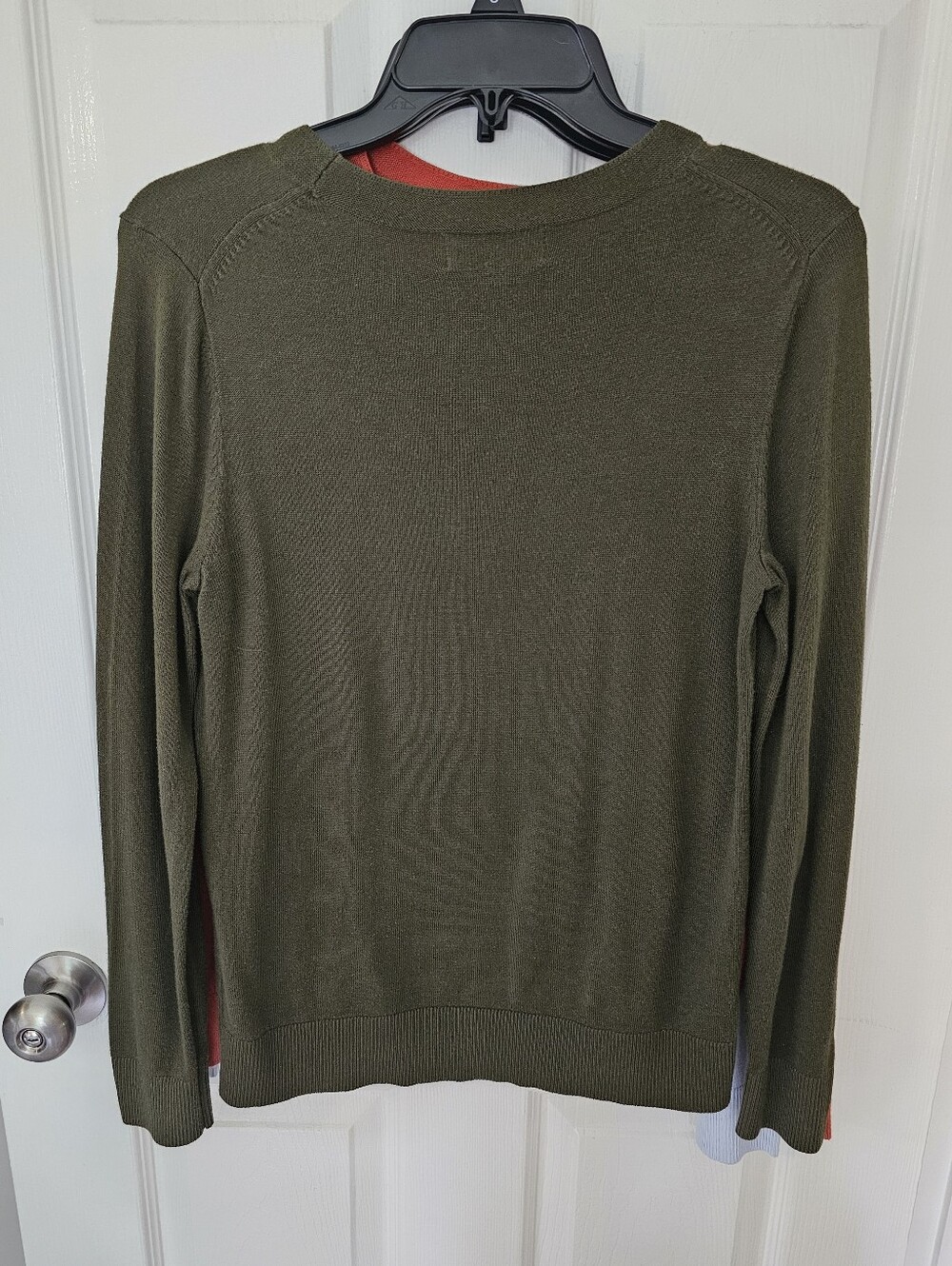 Banana Republic Factory Forever Sweater Bundle Blue, Green, Burnt Orange Small - Picture 6 of 10